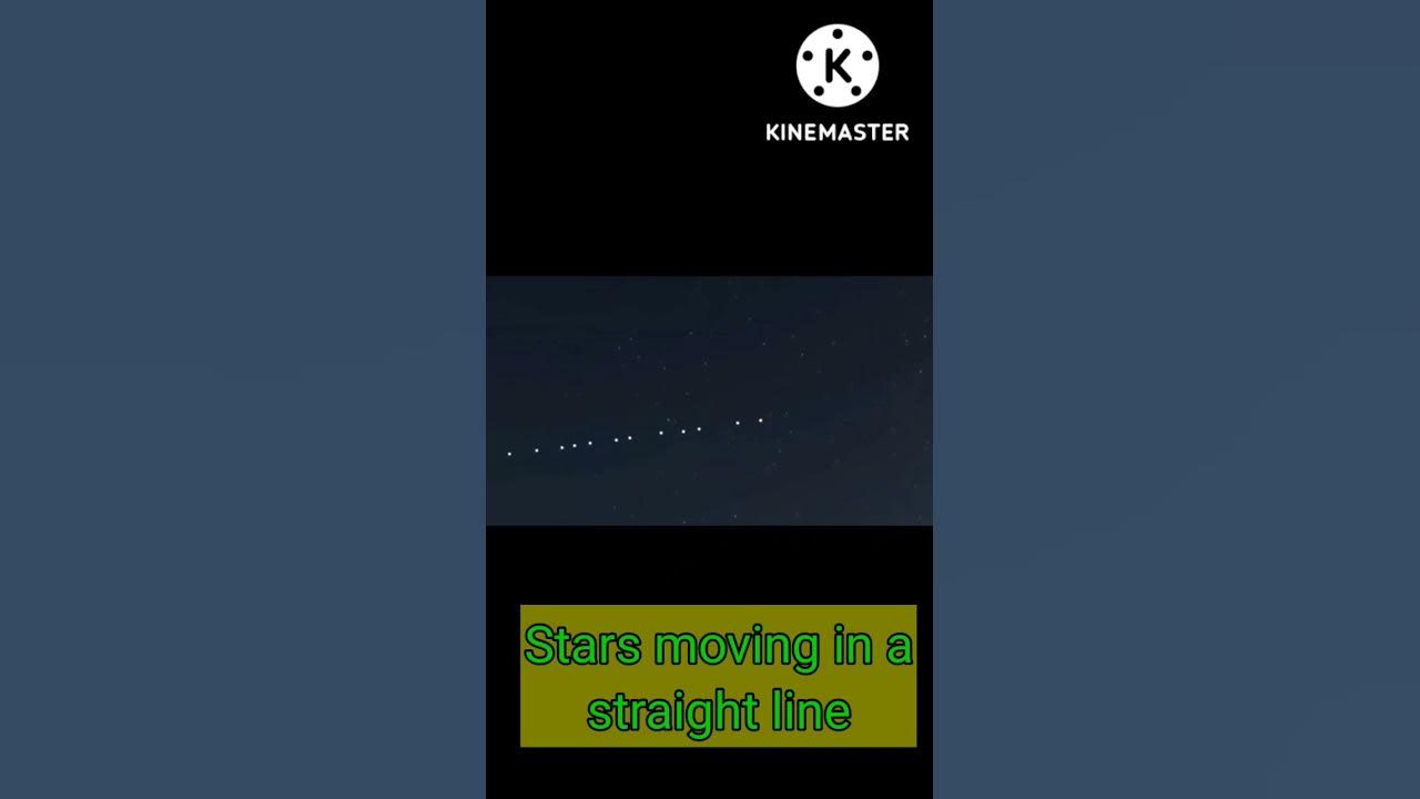 stars moving in a straight line satellite starlink Pls subscribe 🙏