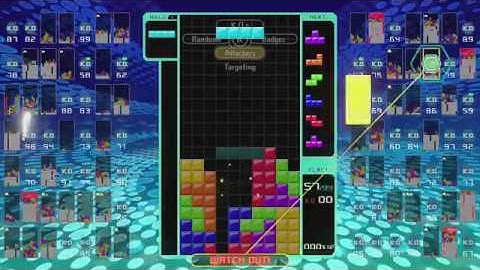 Nintendo Switch - Tetris 99 - #1 (without T-spin)