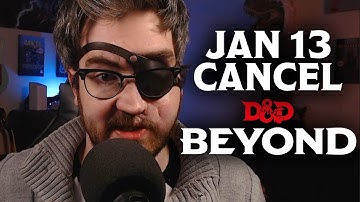 Cancel D&D Beyond on January 13 | OGL 1.1