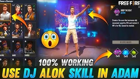 Use Dj Alok Ability In Adam😱 Latest 100% Working Trick - Garena Free Fire max#youtube #shorts#viral