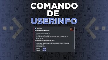 Comando de userinfo para Bot Designer For Discord | #05