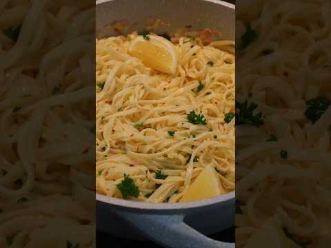 Lemon Garlic Pasta #food #recipe #pasta #cooking #yummy