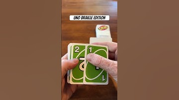UNO Braille Edition for the Blind #braille #blind #uno #accessibility