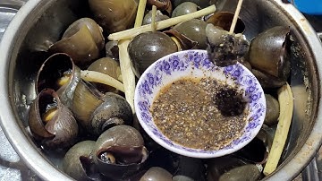 Ốc Bươu Hấp Tiêu / ngọt thơm nồng siêu ngon