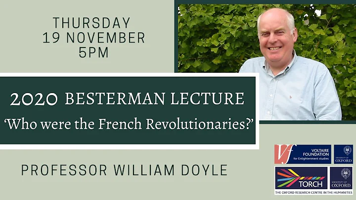 The 2020 Besterman Lecture: Who were the French Re...