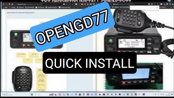 TYT-9600 - OPENGD77 QUICK INSTALL