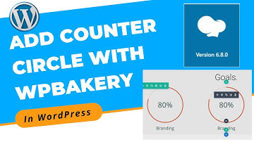 How to Create and Add Counter Circle in Blog With WPBakery in WordPress | WordPress 2022