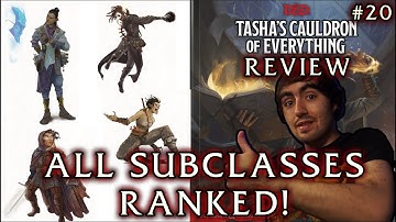 Ranking Every Subclass in Tasha