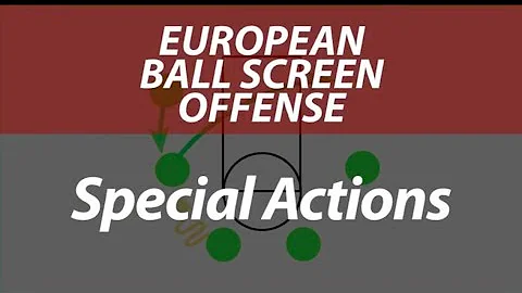 Lason Perkins: European Ball Screen Offense (Special Actions)