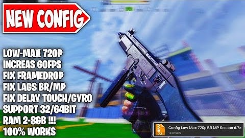 CONFIG LOW MAX 720P IN COD MOBILE | FIX LAGS BR/MP ALL DEVICE | CONFIG CODM