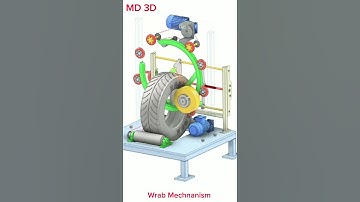 Wrap Mechanism #MD3D#CAD#solidworks #Design#fusion #viral