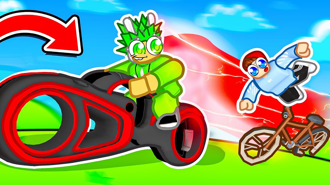 ich PRANKE meinen FREUND im FAHRRAD OBBY mit 5000 ROBUX Motorrad!