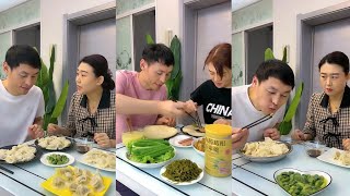Trending 🔥 Funny Husband Wife Yummy Food Eating Challenge||Prank 😂🤫||Comedy 🤣🤣