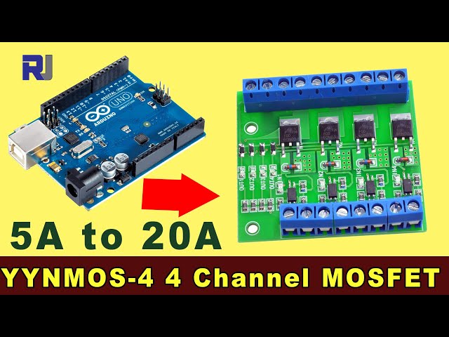 4 Kanal MOSFET Schalter IRF540 V2.0 – Für Arduino, DC Motoren & LED Dimmer (ohne Relais 4 Kanal MOSFET Schalter IRF540 V2.0 – Für Arduino, DC Motoren & LED Dimmer (ohne Relais