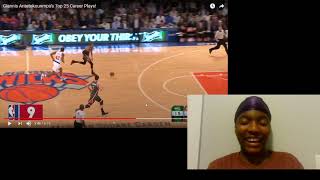 My first reaction video Giannis Antetokounmpo's Top 25 Career Plays!