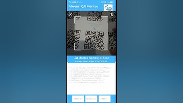 Simulasi Aplikasi Absensi Berbasis QR Code - Android Studio