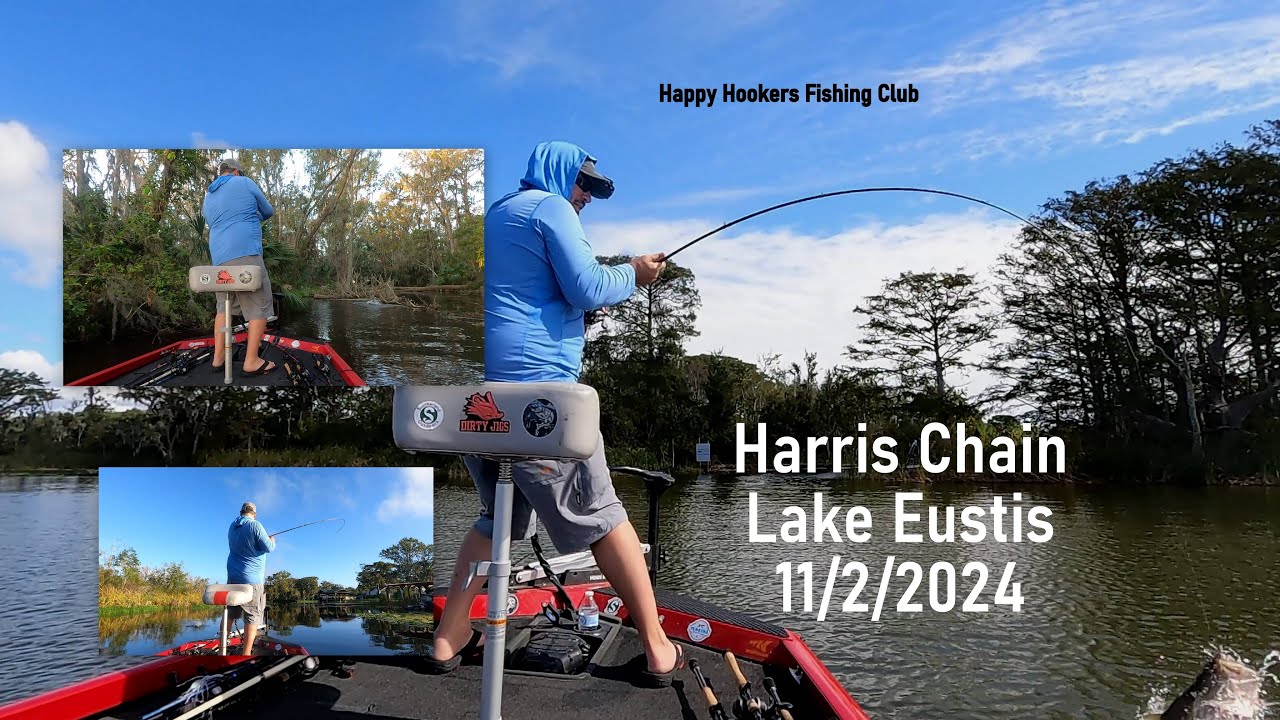 Florida Bass Fishing – Harris Chain of Lakes -11-2-2024