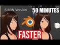 How to make Blender FASTER! 🚀 Low-Mid Tier PCs / Eevee ONLY [3.6.2+] 🛠️ 6-Min vs 50-Minutes Tutorial