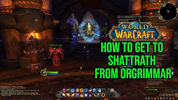 World of Warcraft: How to get to Shattrath from Orgrimmar