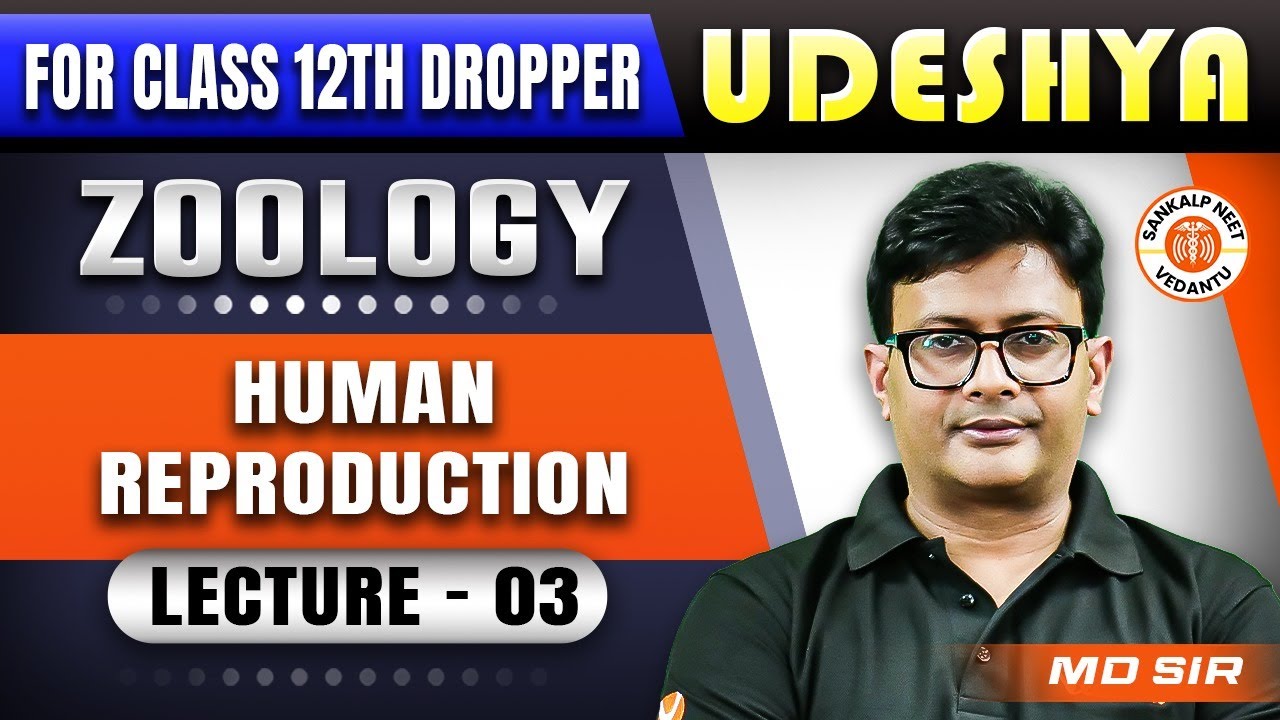 HUMAN REPRODUCTION CLASS 12 | NCERT BASED ZOOLOGY | UDESHYA NEET 2025 ...
