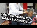 Cortamos el cabello a gente de la calle ✂️  ( VER HASTA EL FINAL )