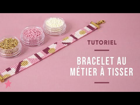 TUTORIAL Miyuki Beaded Bracelet On A Loom Beginner Tutorial 