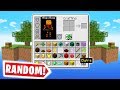 Minecraft Skyblock But I GET A RANDOM ITEM EVERY 15 SECONDS..