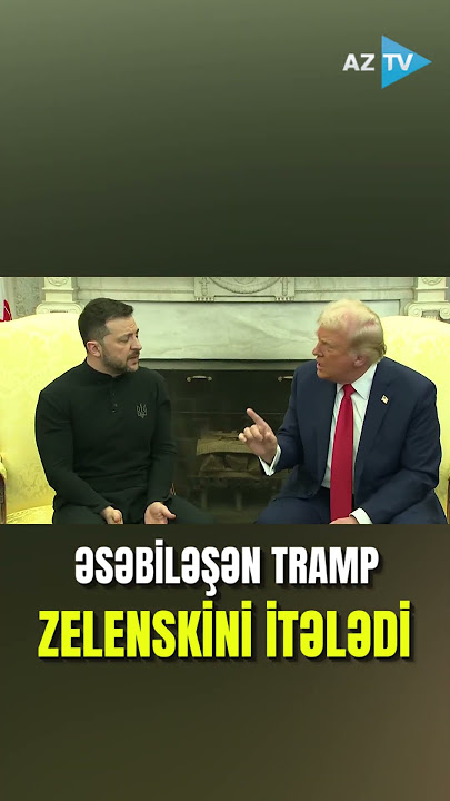 Tramp Zelenskini susdurmaq üçün əlini işə saldı
