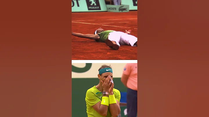 Still PURE emotion from the King of Clay, 14 titles later 👑❤️ #shorts #rolandgarros #rafaelnadal