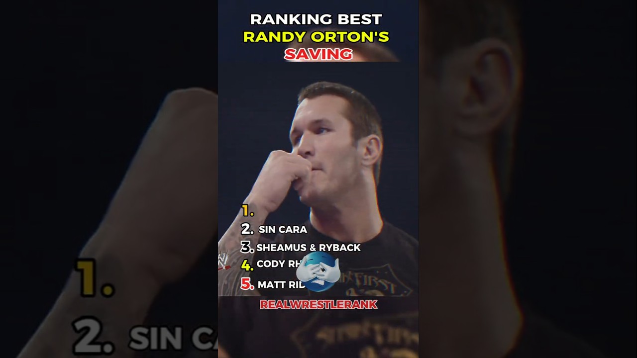 Ranking the Best Randy Orton’s Saves in WWE 🐍🔥|Unexpected Viper Heroics!
