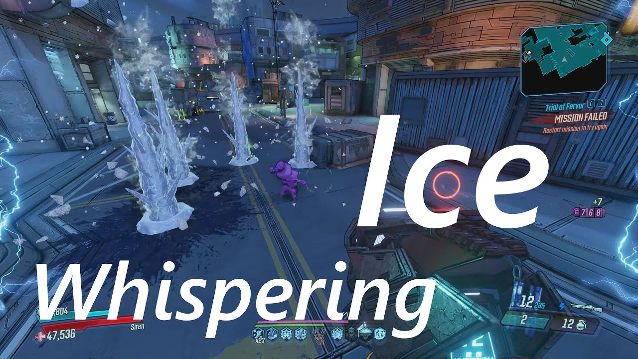 Borderlands 3 - Whispering Ice grenade