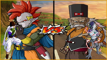 Dragon Ball Z BT3 - Tapion & Pikkon VS Dr. Gero & Mecha Frieza (All Red Potara) [Request Match]