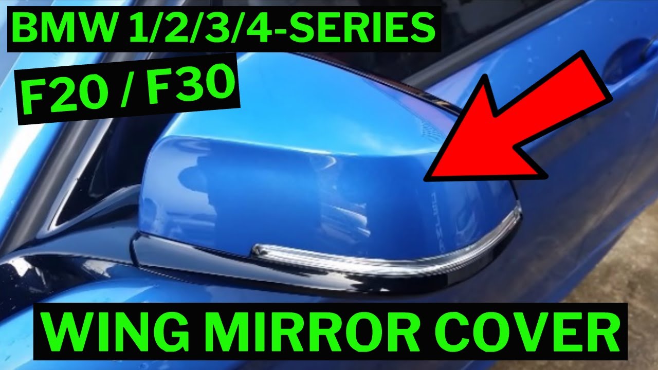 BMW 1 Series F20 F20N LCI Heated Right Wing Mirror O/S Black Sapphire 475 