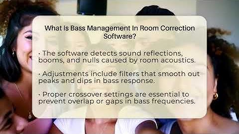 What Is Bass Management In Room Correction Software? - Audio Gear Insider