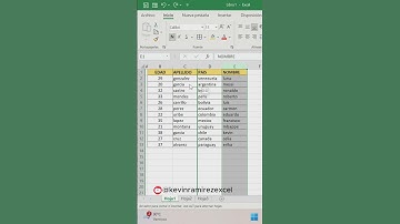 Mueve Filas y Columnas en Excel en Segundos con Este Truco Fácil #shortsviral