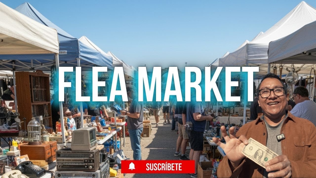 COMPRANDO en el FLEA MARKET en ESTADOS UNIDOS | Locompro Ep. 51