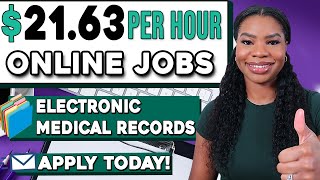 🗂 Get Paid $21.63/Hour to Process Medical Records from Home - Apply Today!