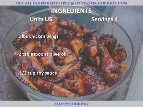 Caramelized Chicken Wings recipe