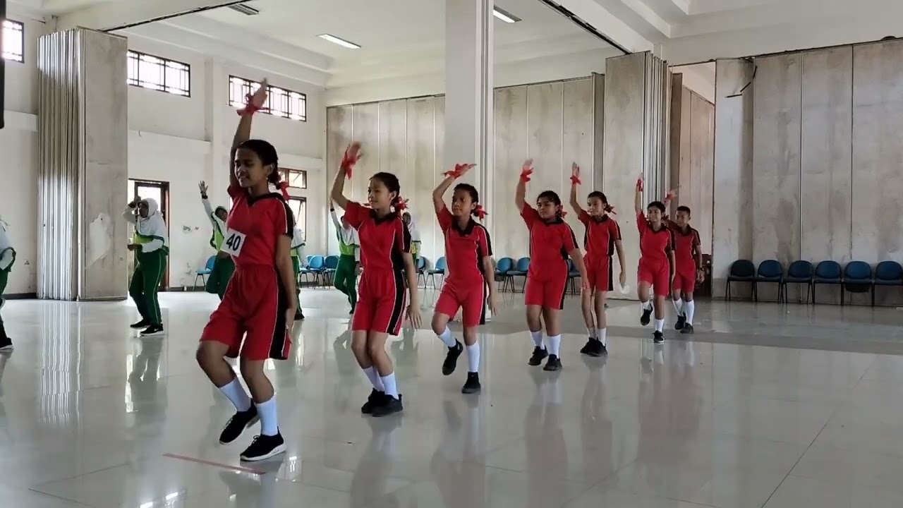 SD Negeri 3 Pedungan Lomba Senam SKJ 2023