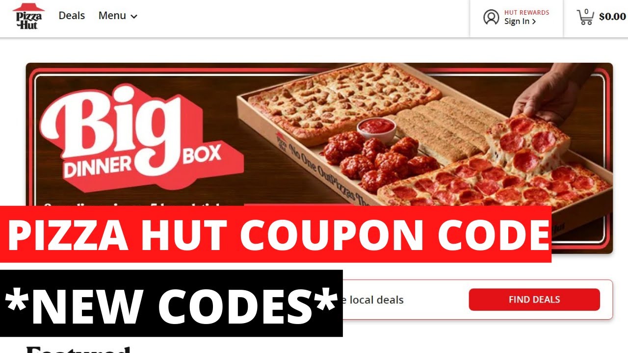 Coupon Code For Pizza Hut Pizza Hut Discount Code 2023 Free Pizza
