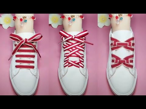 Top 19 awesome shoelace tying tips|DIY - YouTube