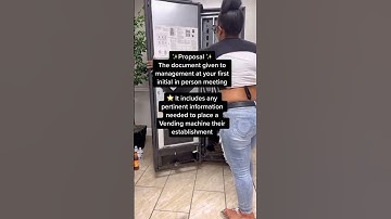 Part 3: Presenting your Proposal and Negotiating a Contract #vendingbusiness #vendingmachine