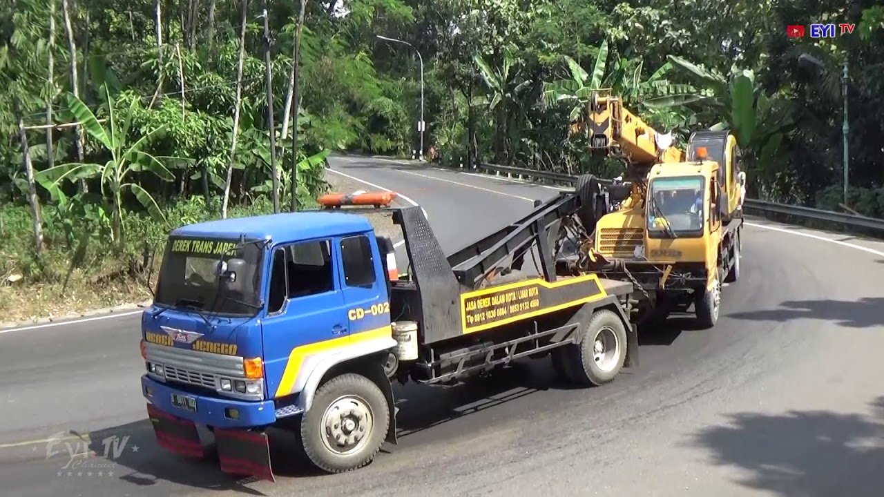 F699 TRUK  HINO  500  MUATAN BERAT HINO  LOHAN DEREK CRANE 