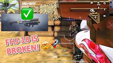 “FHJ-18” - STOP Ignoring This WEAPON in CoD-Mobile 🤯🚀 | FHJ Gameplay CODM 