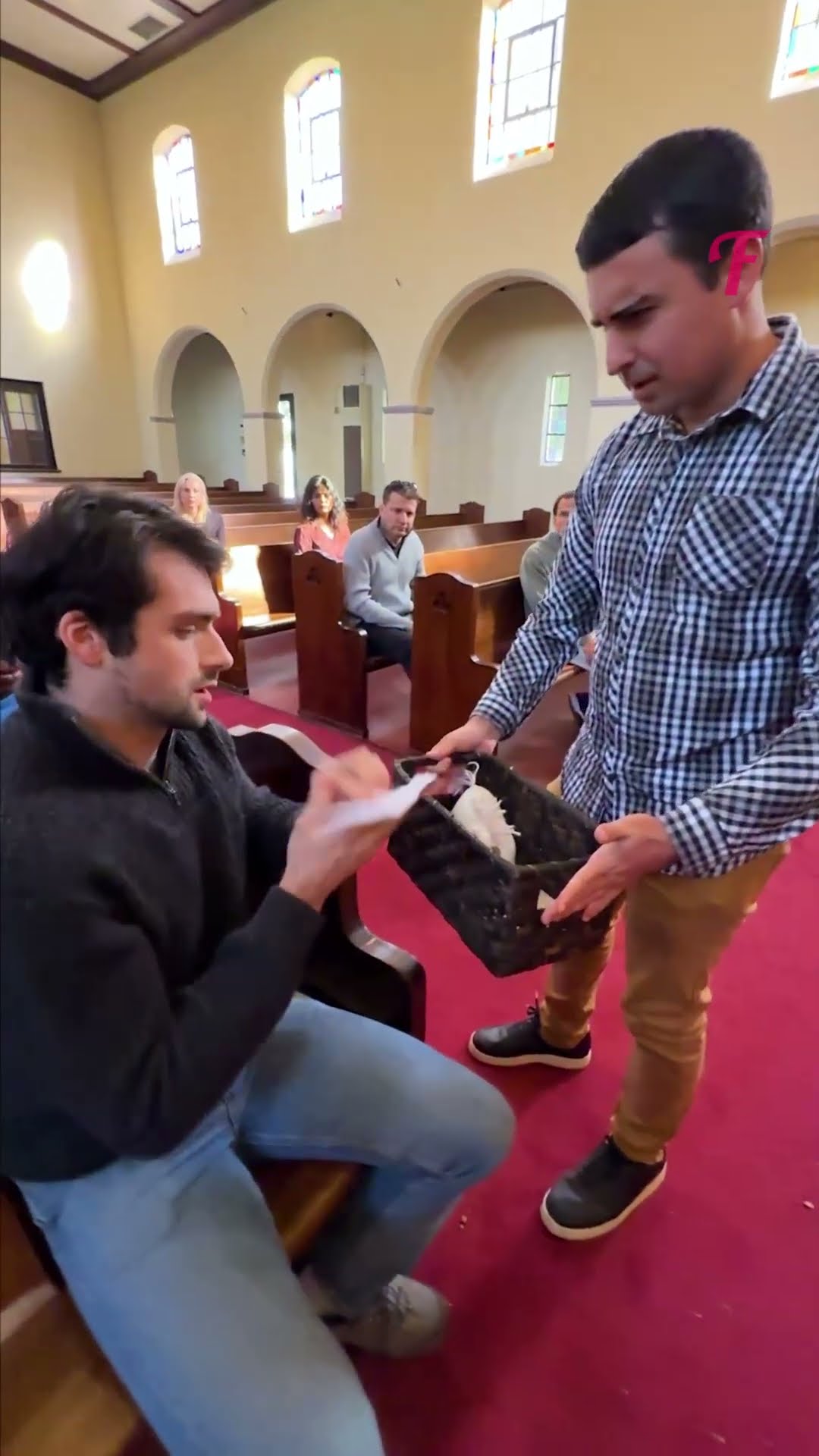 A Stranger's Kindness in Church Inspires Hope #shorts
