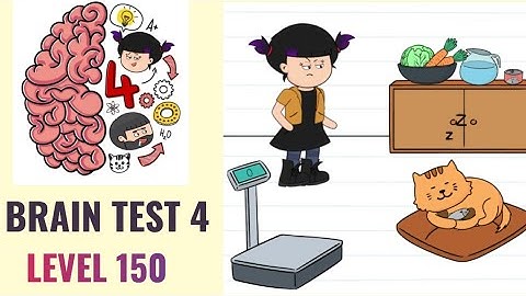 🧠 Brain Test 4 Level 150 | I should make my cat stop eating so much! | Walkthrough