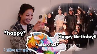 When TWICE members celebrate Jihyo’s birthday and give her a piñata