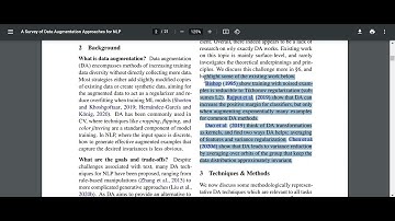 Paper Reading & Discussion: A Survey of Data Augmentation Approaches for NLP