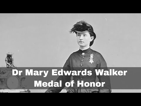 11th November 1865: Dr Mary Edwards Walker becomes the only woman to receive the Medal of Honor