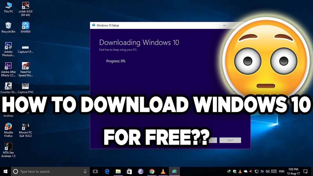 How To Get Windows 10 For Free On Any PC | 100% Working 2017 - YouTube